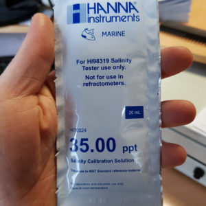Test de l'eau